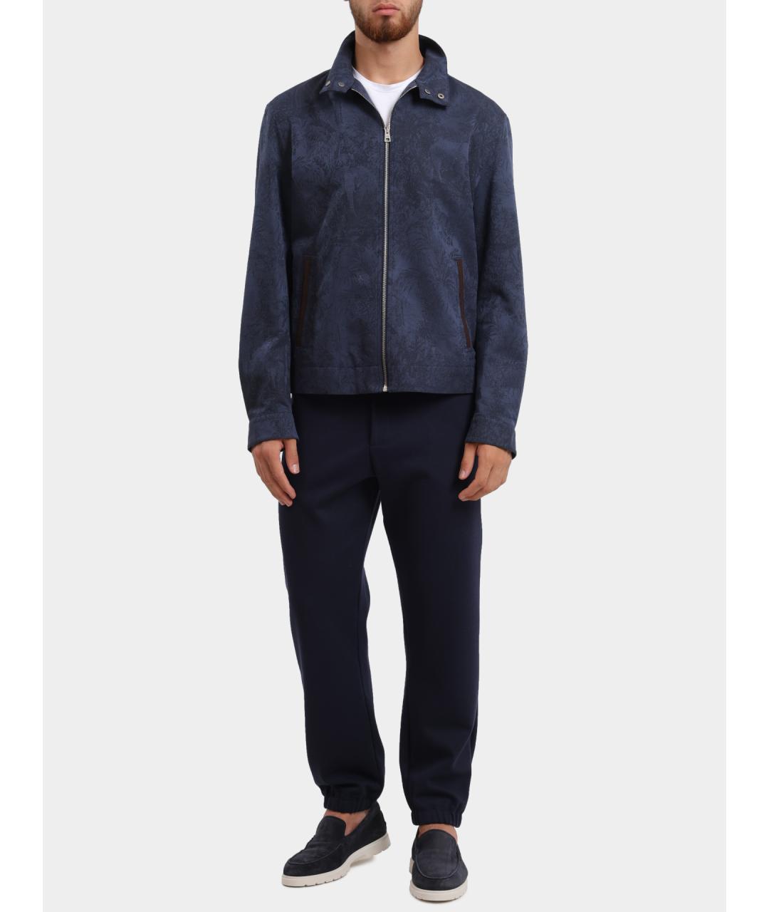 ETRO Синяя хлопковая куртка, фото 3