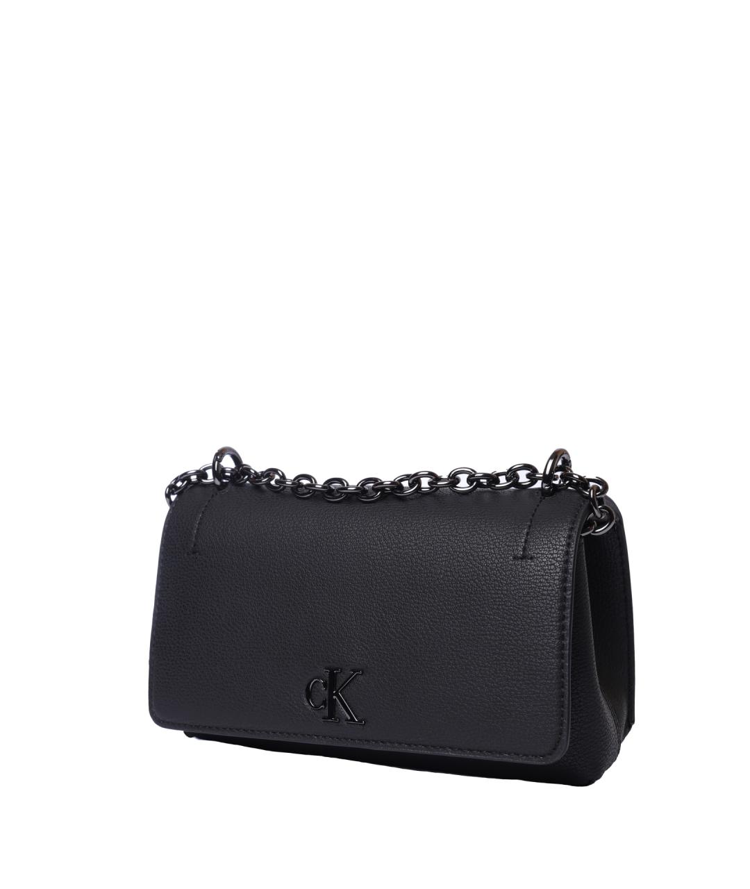 CALVIN KLEIN Черная сумка через плечо, фото 3