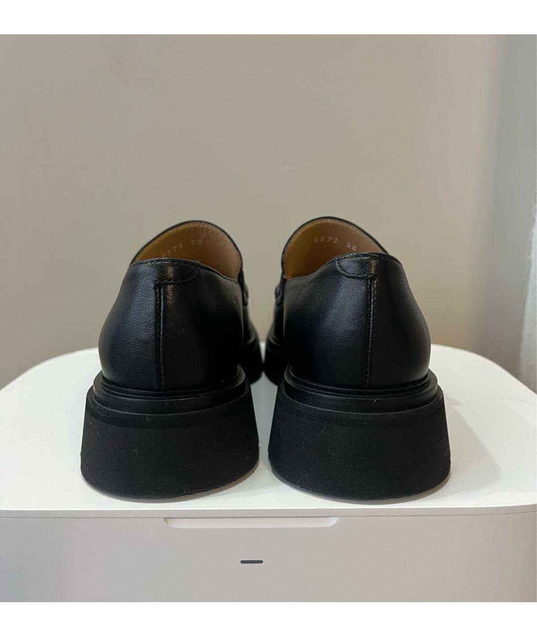 DOUCAL'S Черные кожаные лоферы, фото 4