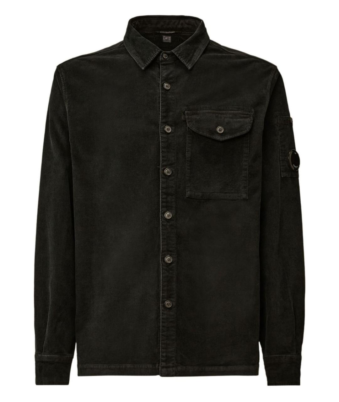 CP COMPANY Черная хлопковая кэжуал рубашка, фото 1