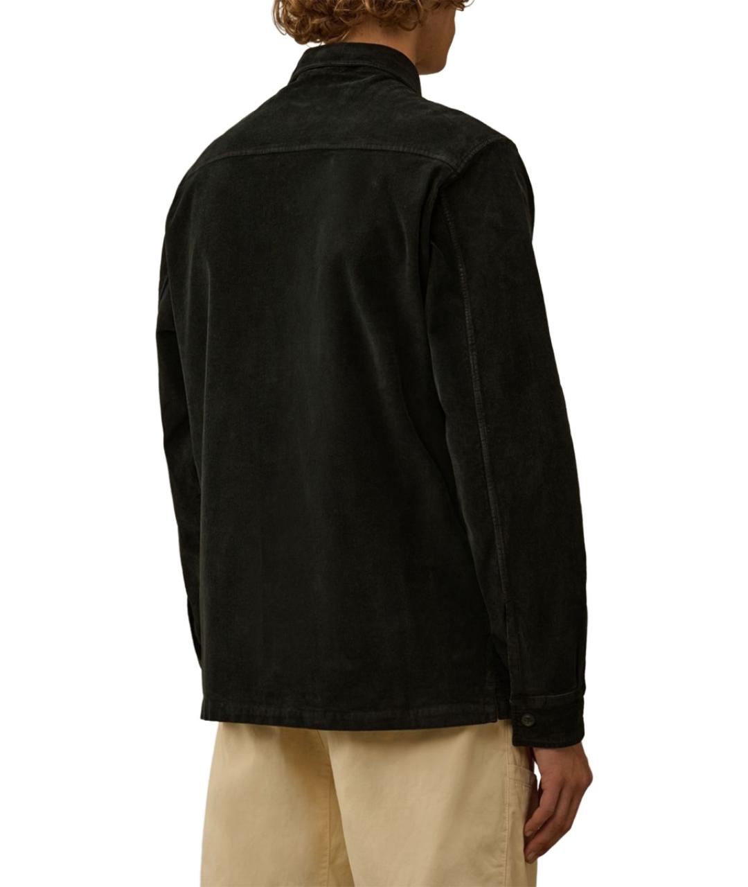 CP COMPANY Черная хлопковая кэжуал рубашка, фото 2