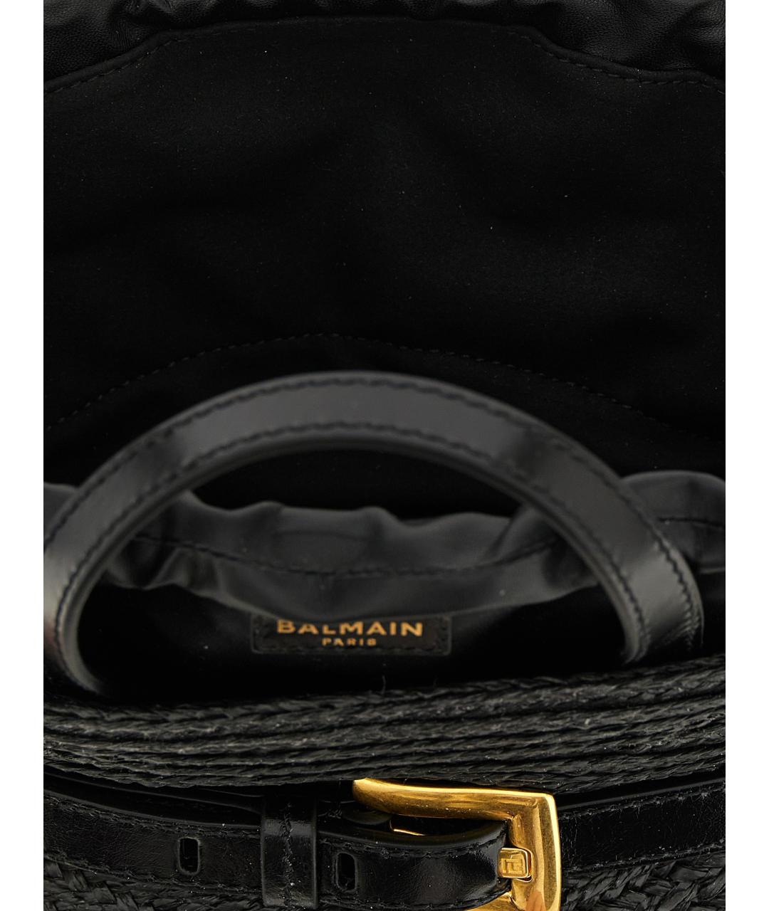 BALMAIN Черная сумка с короткими ручками, фото 3