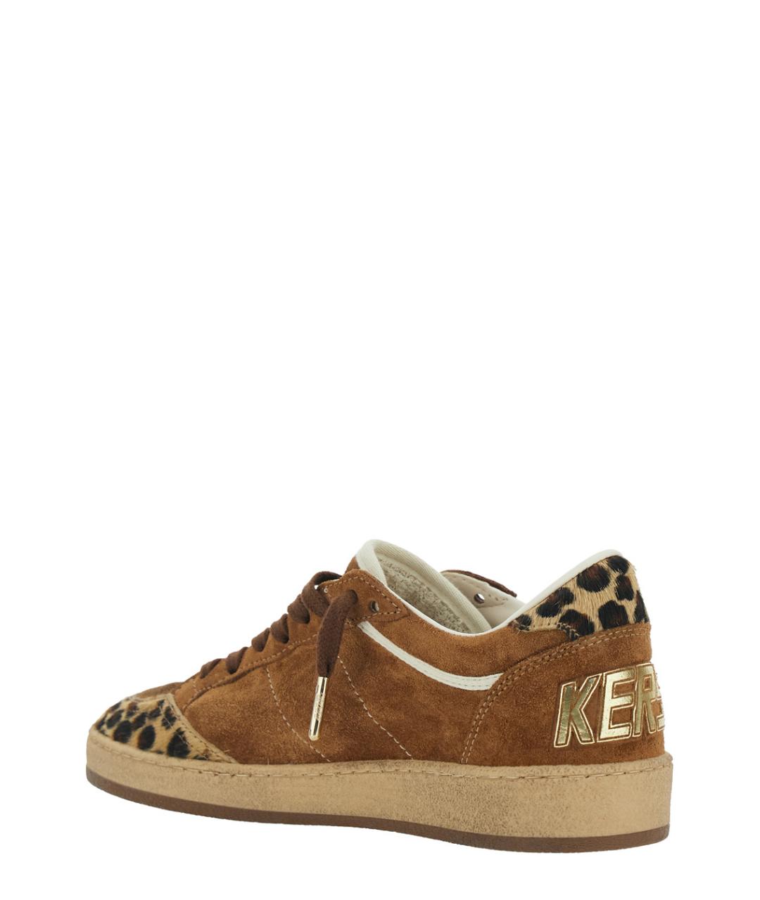 GOLDEN GOOSE DELUXE BRAND Коричневые замшевые кроссовки, фото 3