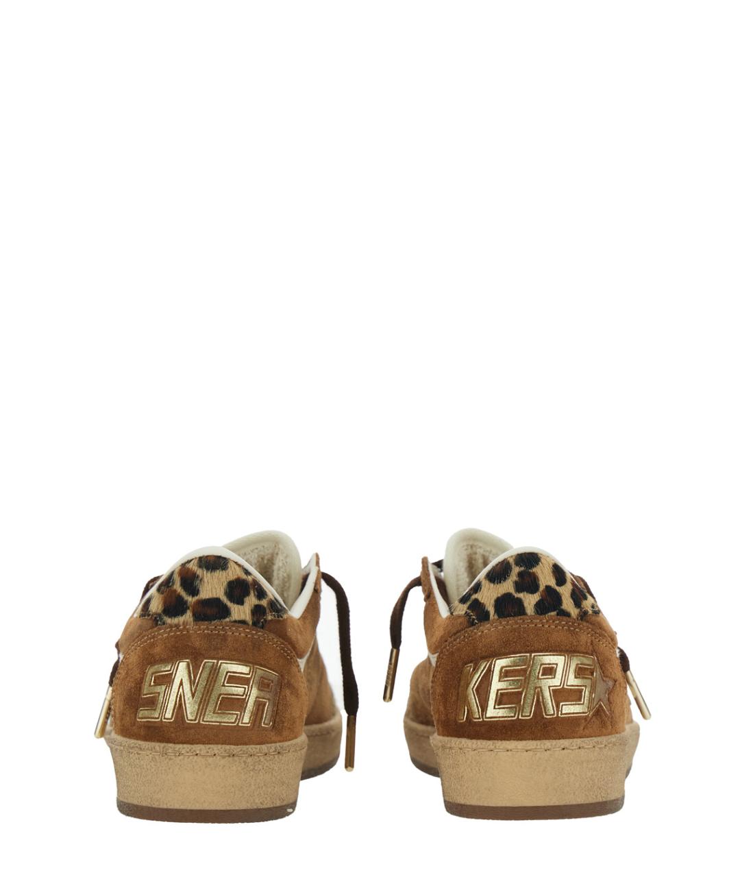 GOLDEN GOOSE DELUXE BRAND Коричневые замшевые кроссовки, фото 5