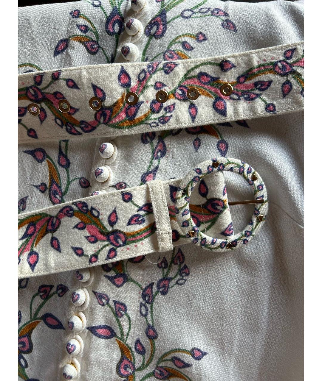 ZIMMERMANN Белое льняное платье, фото 6