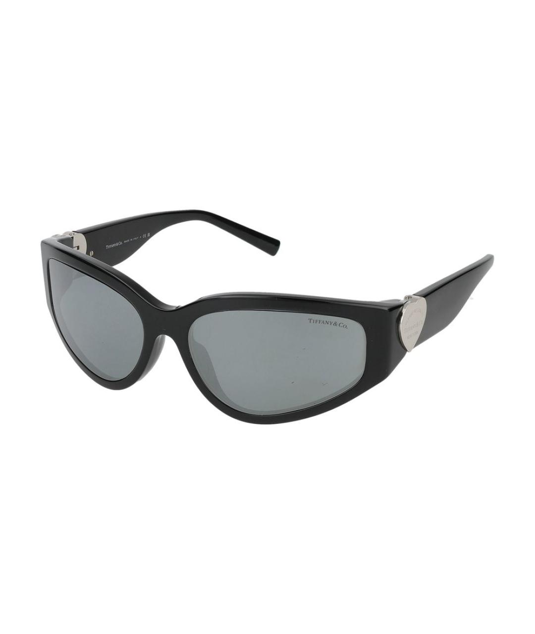 TIFFANY&CO Черные пластиковые солнцезащитные очки, фото 1