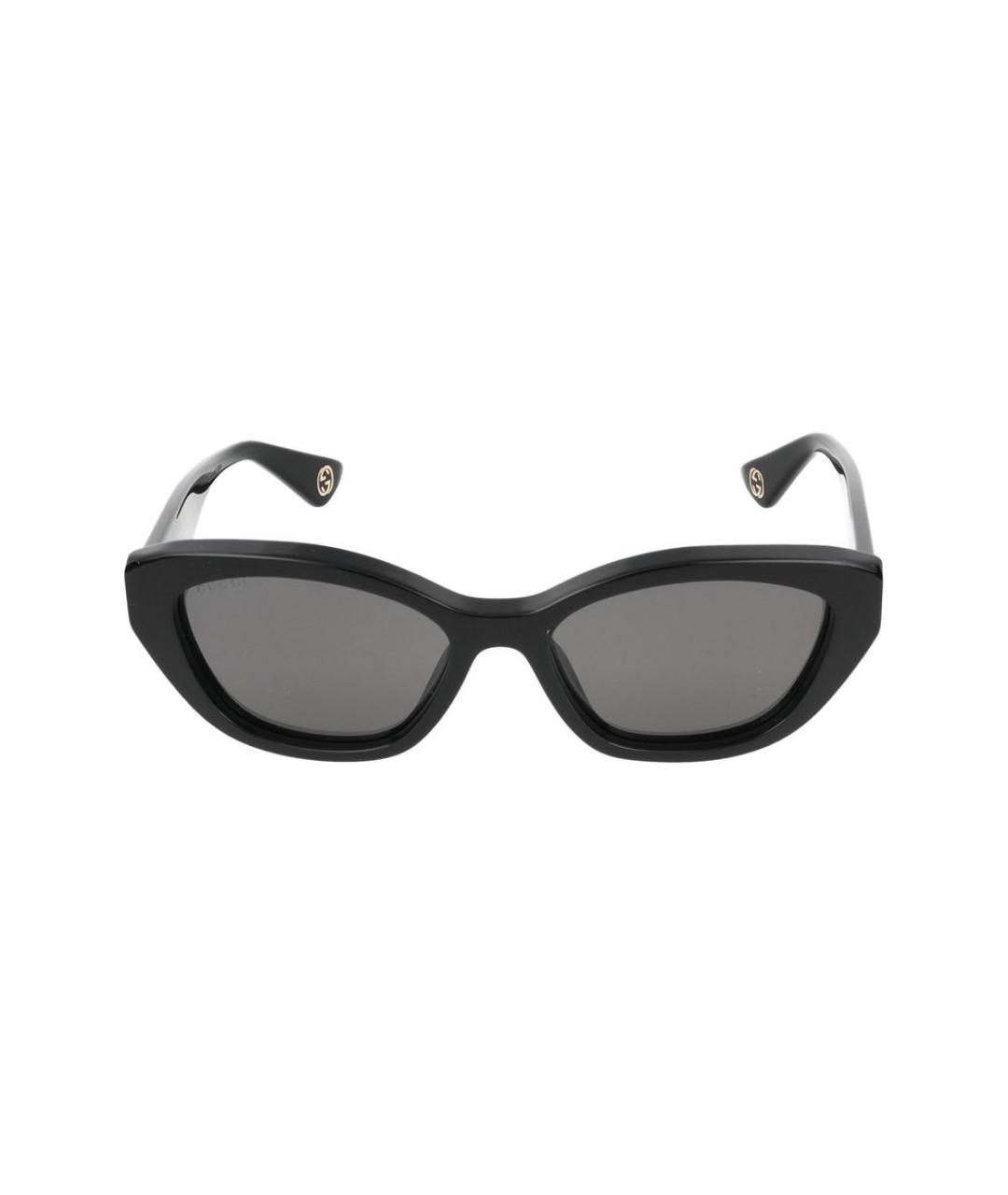 GUCCI Черные пластиковые солнцезащитные очки, фото 2