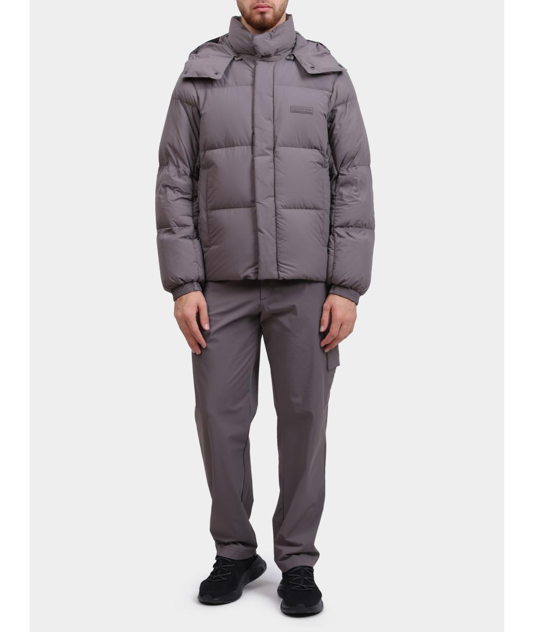 ARMANI EXCHANGE Серая полиамидовая куртка, фото 2