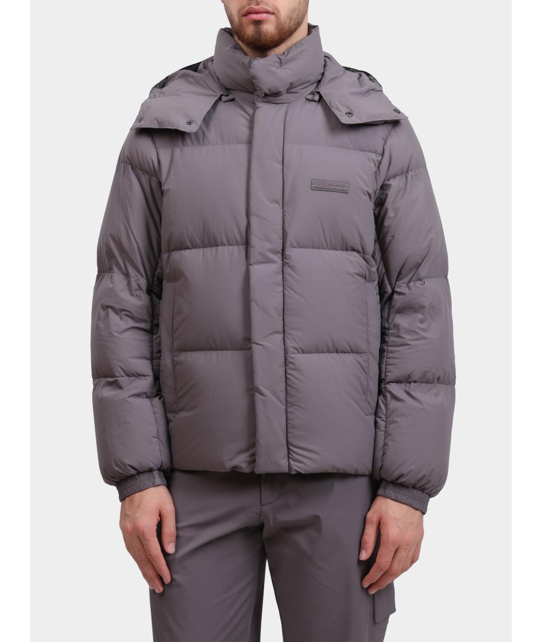 ARMANI EXCHANGE Серая полиамидовая куртка, фото 6