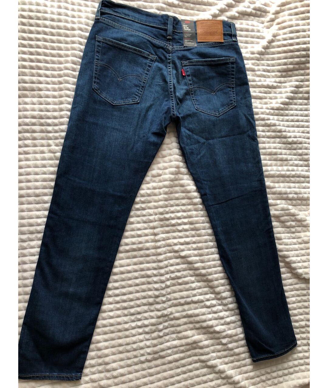 LEVI'S Синие хлопко-полиэстеровые джинсы скинни, фото 2