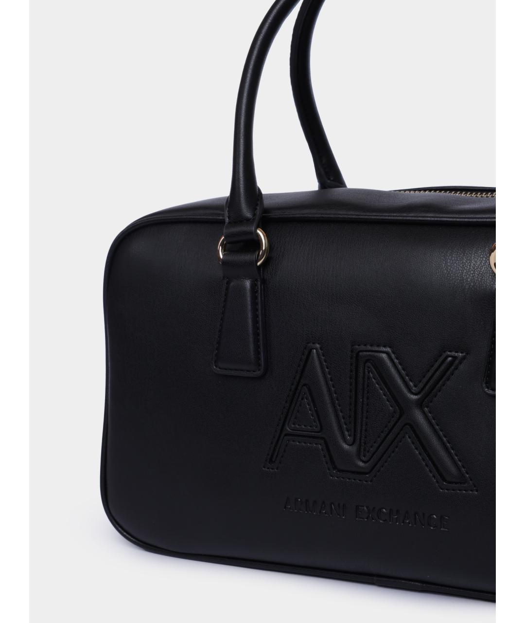 ARMANI EXCHANGE Черная сумка тоут, фото 3