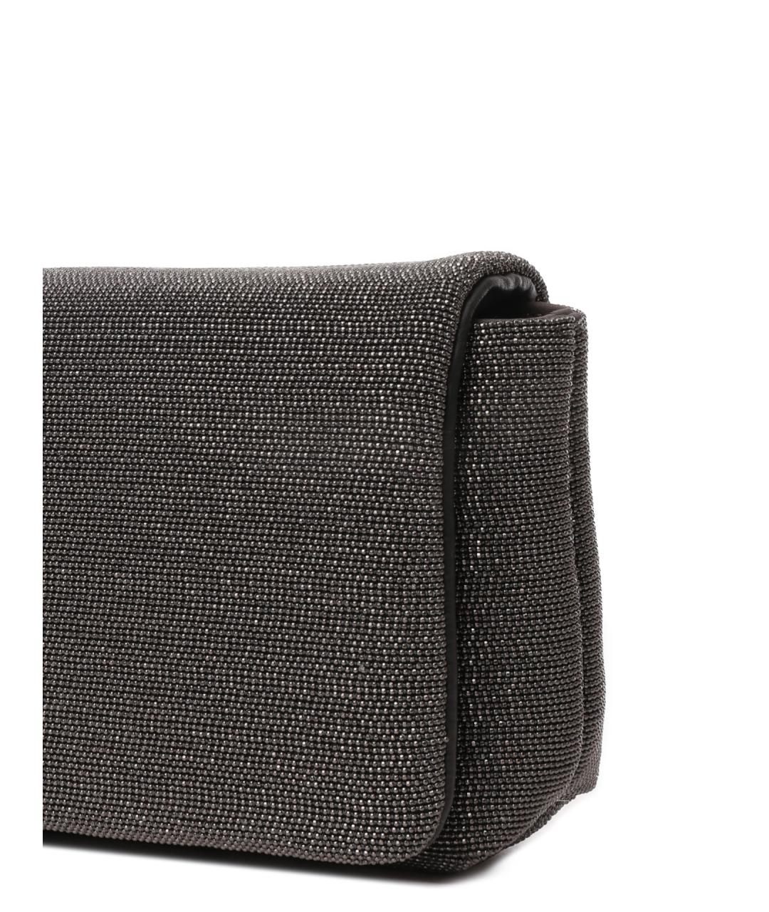 BRUNELLO CUCINELLI Серая сумка через плечо, фото 5