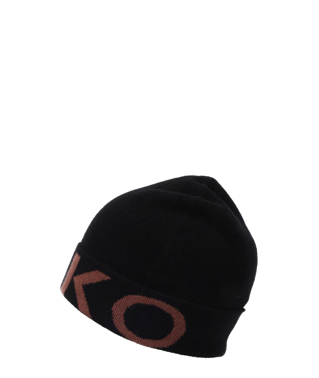 PINKO Черная шерстяная шапка, фото 2