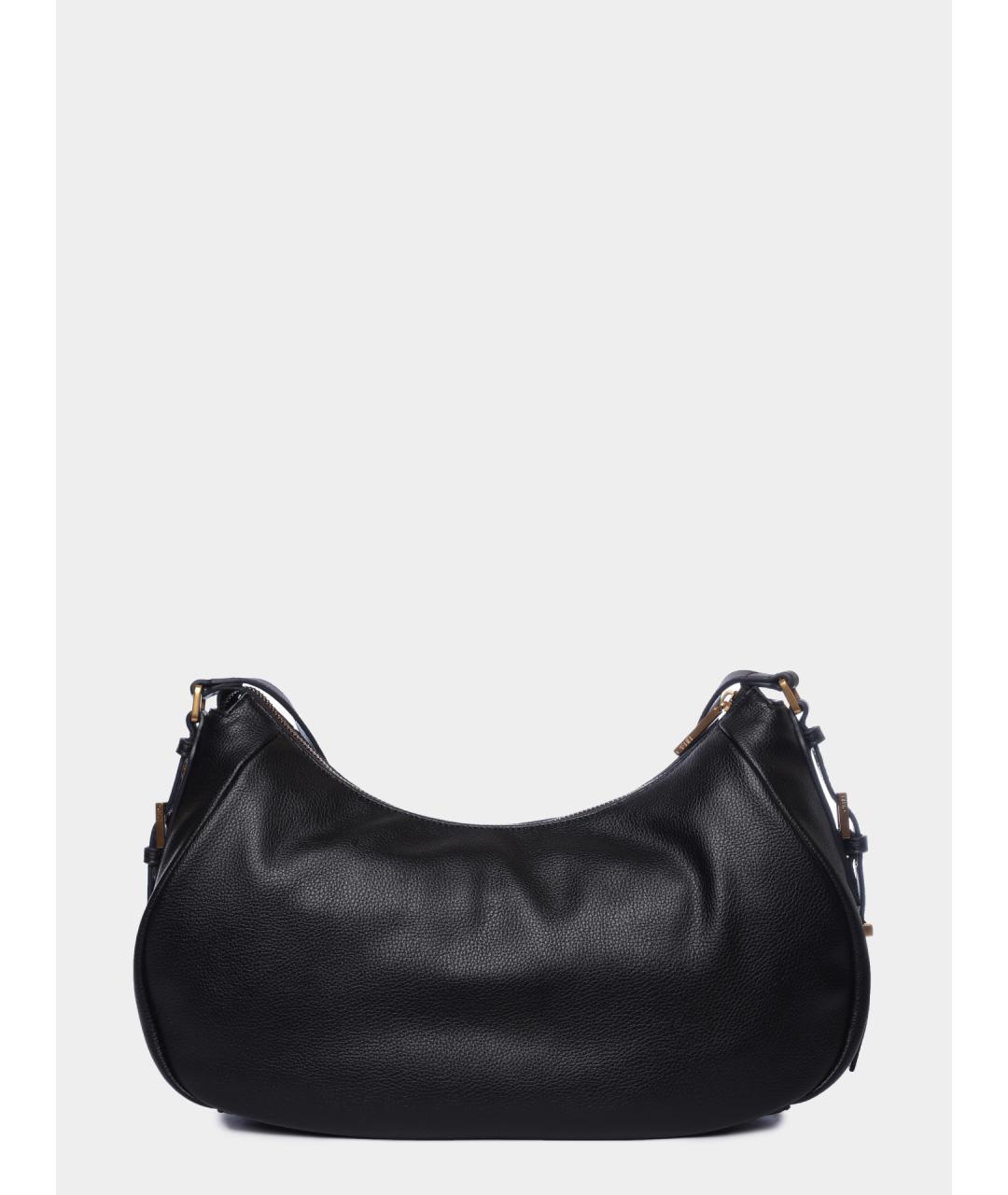 LIU JO Черная сумка через плечо из искусственной кожи, фото 6