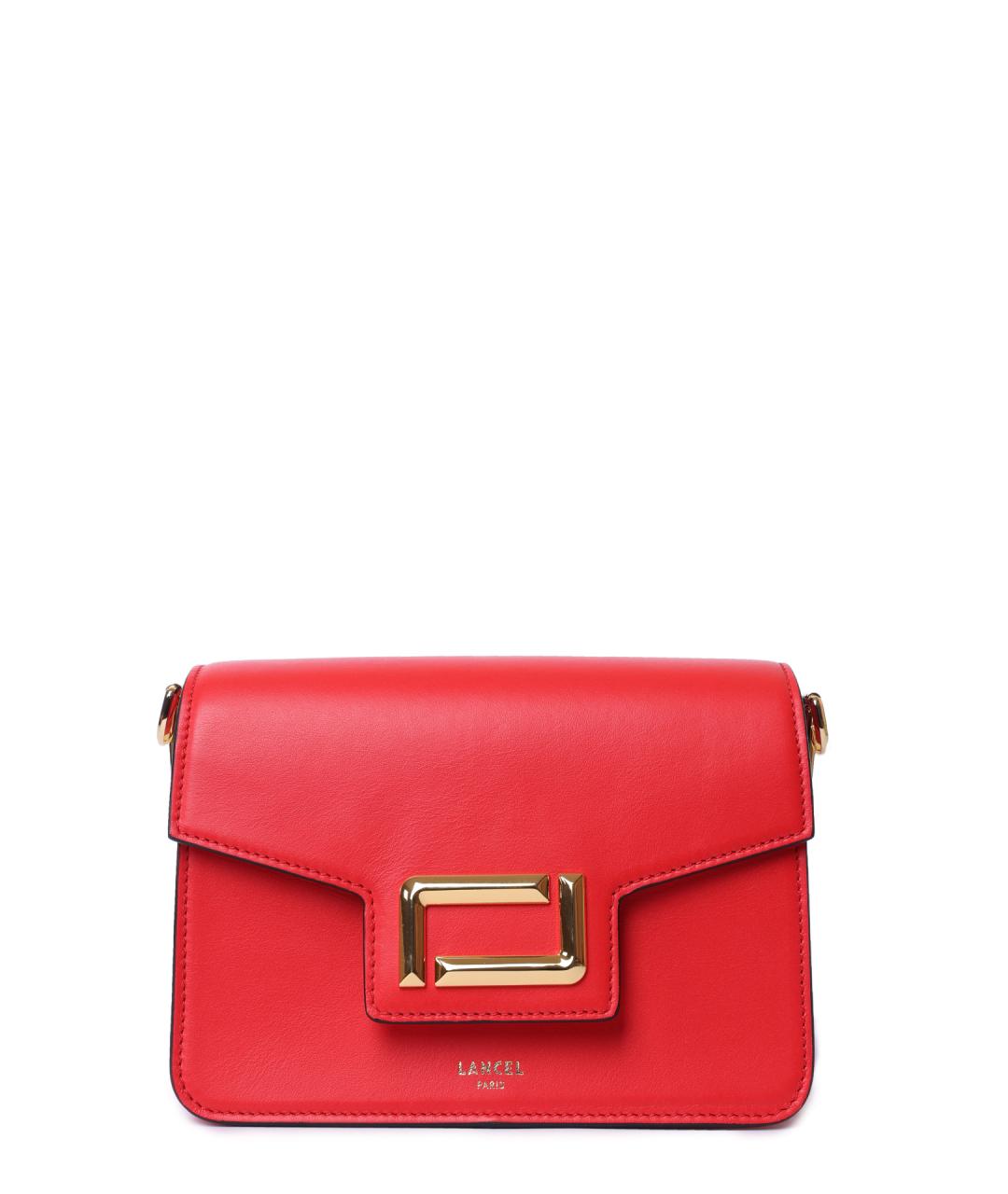LANCEL Красная сумка через плечо, фото 1