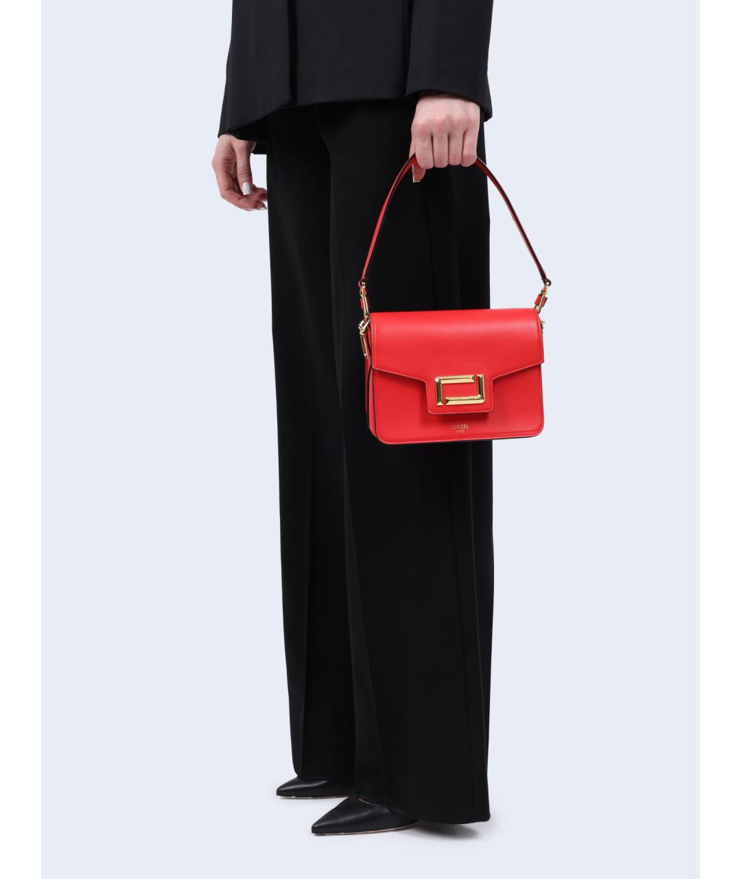 LANCEL Красная сумка через плечо, фото 6