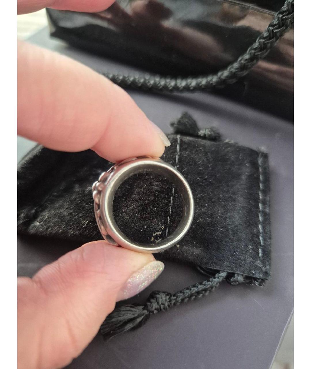 CHROME HEARTS Серебряное серебряное кольцо, фото 5