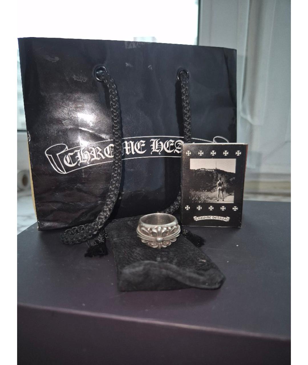 CHROME HEARTS Серебряное серебряное кольцо, фото 7