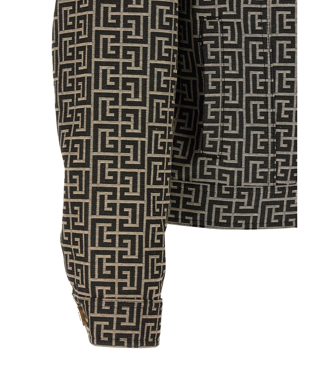 BALMAIN Черная полиэстеровая куртка, фото 5