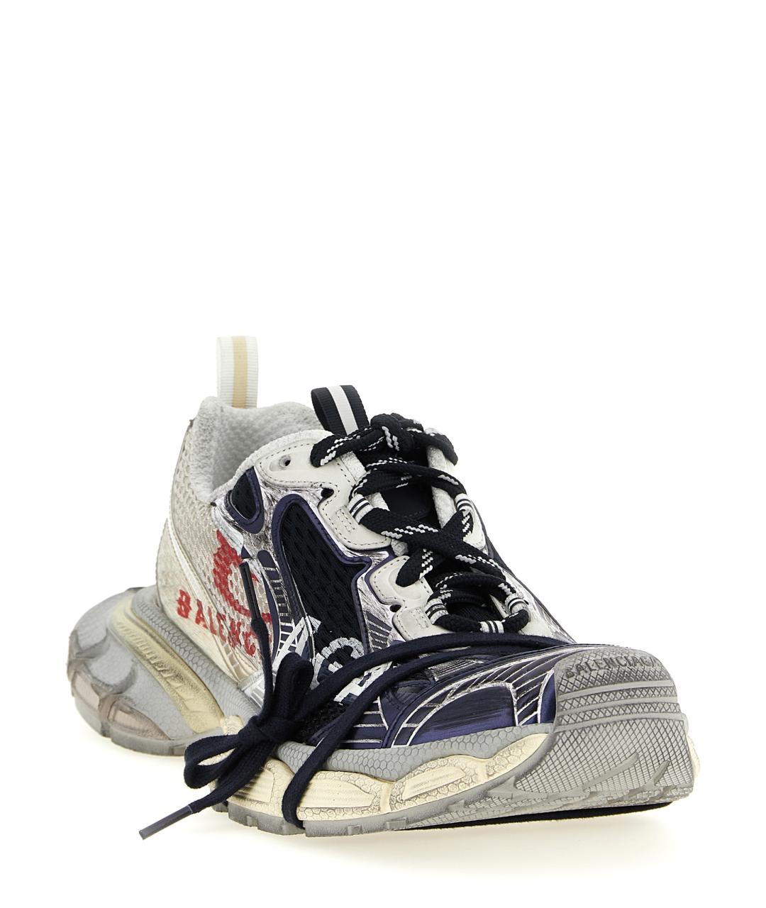 BALENCIAGA Мульти синтетические низкие кроссовки / кеды, фото 2