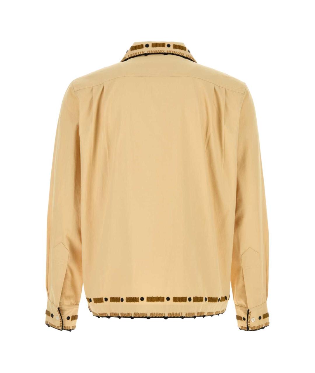 BODE Бежевая хлопковая кэжуал рубашка, фото 2