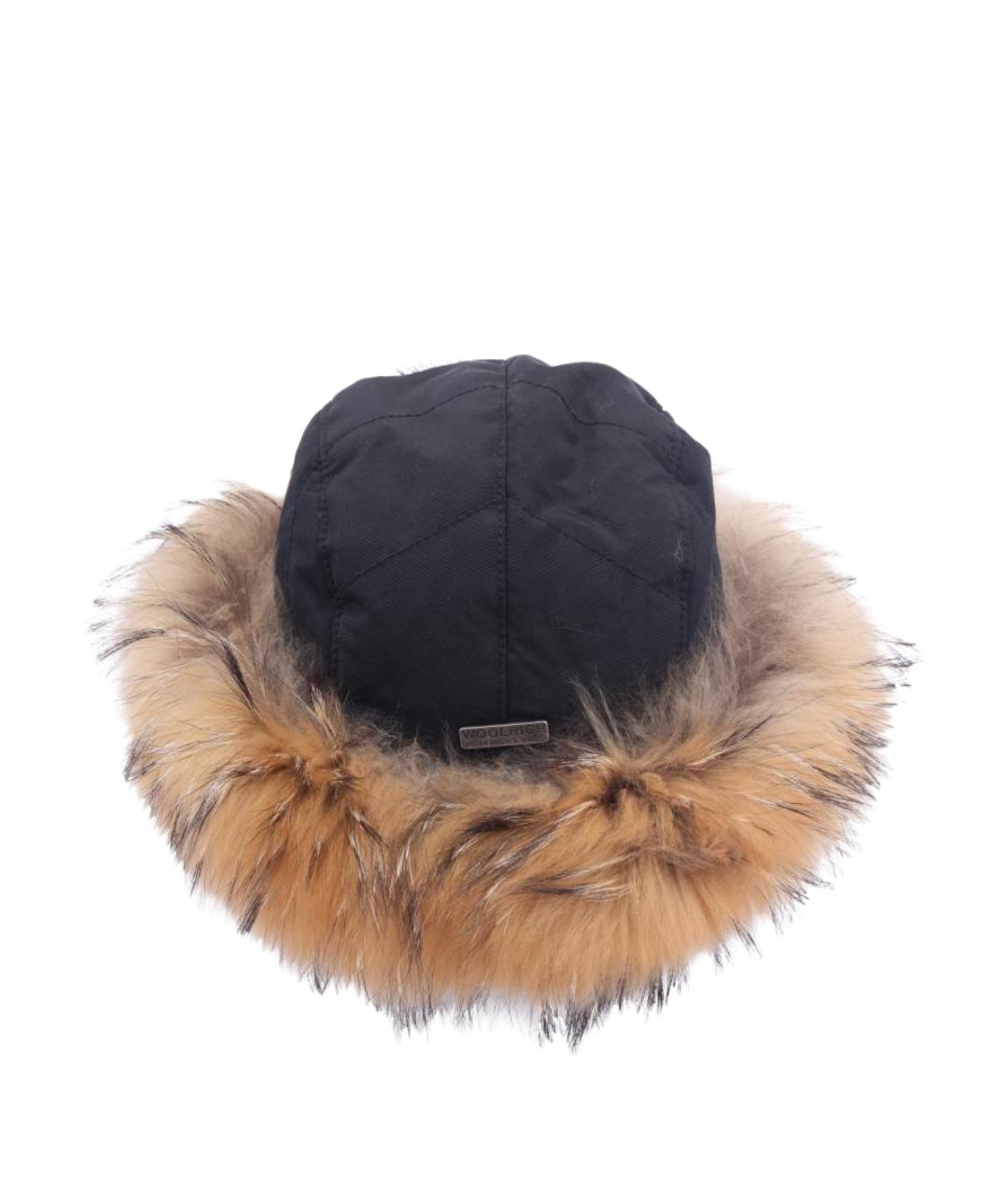 WOOLRICH Черная шапка, фото 1