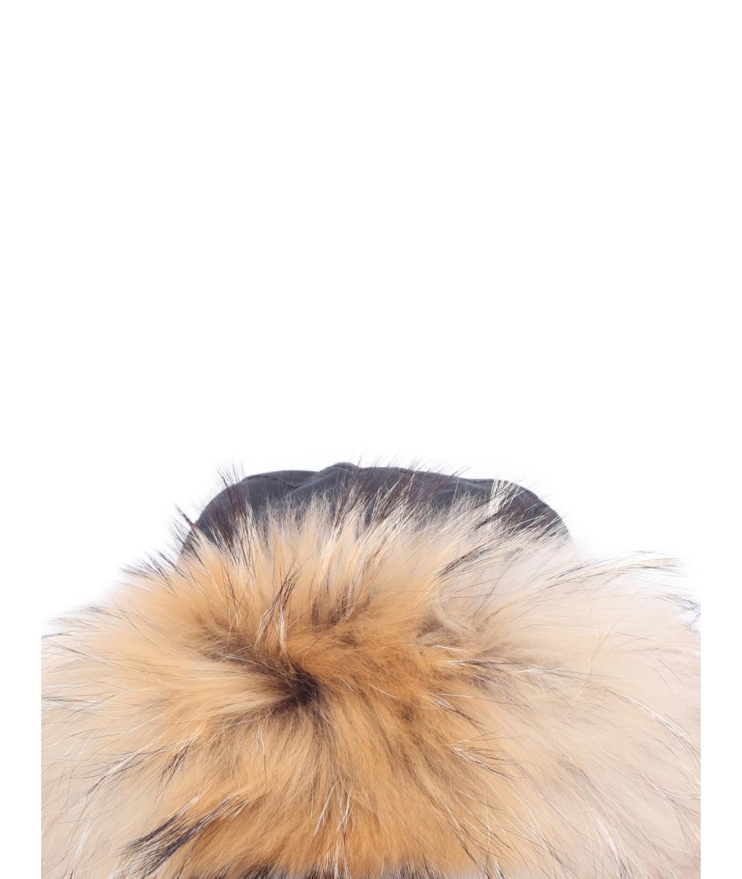 WOOLRICH Черная шапка, фото 3