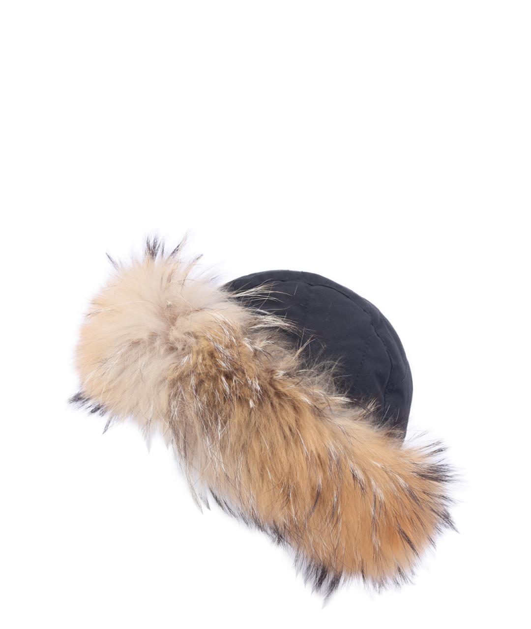 WOOLRICH Черная шапка, фото 2