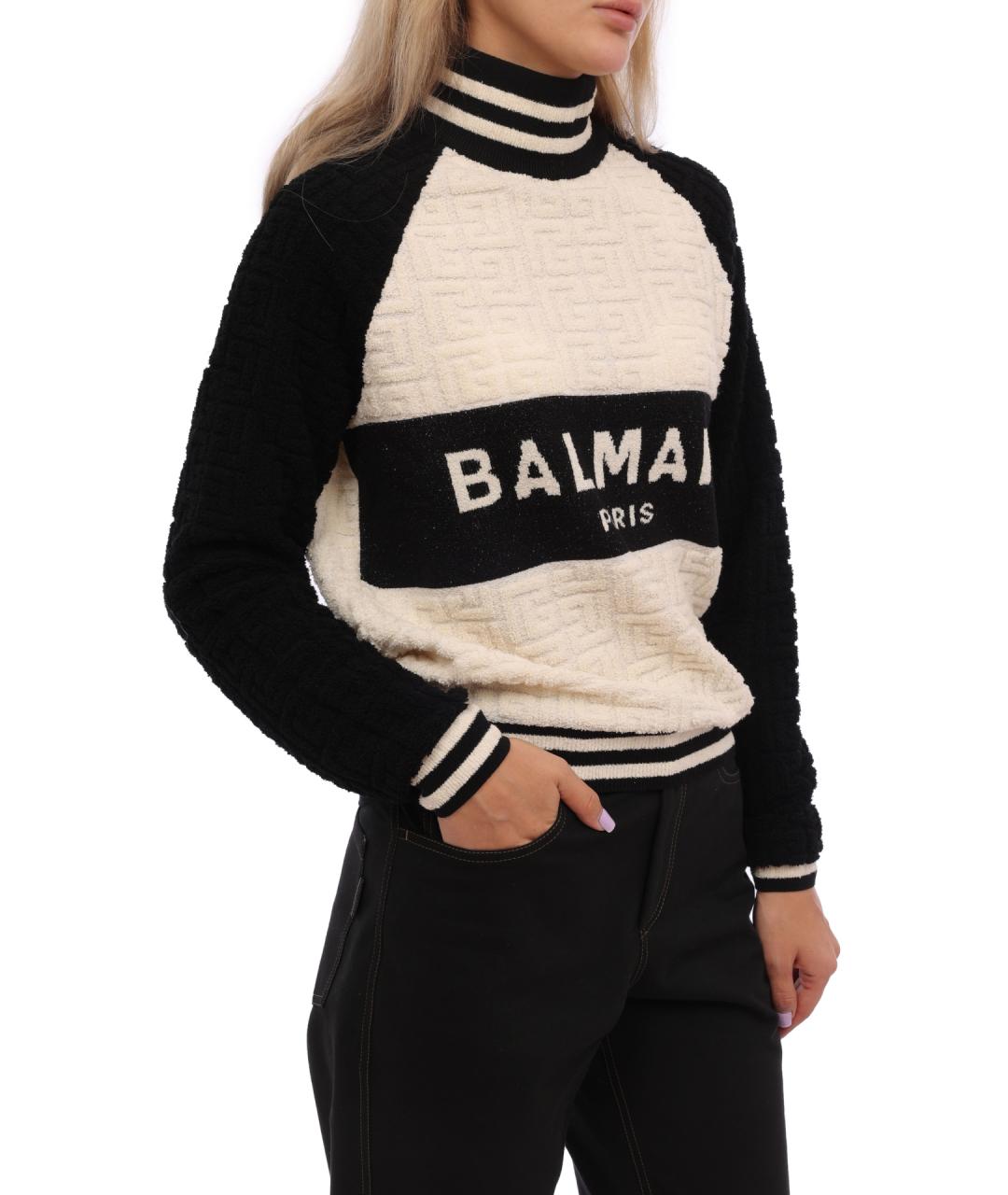 BALMAIN Черный джемпер / свитер, фото 5