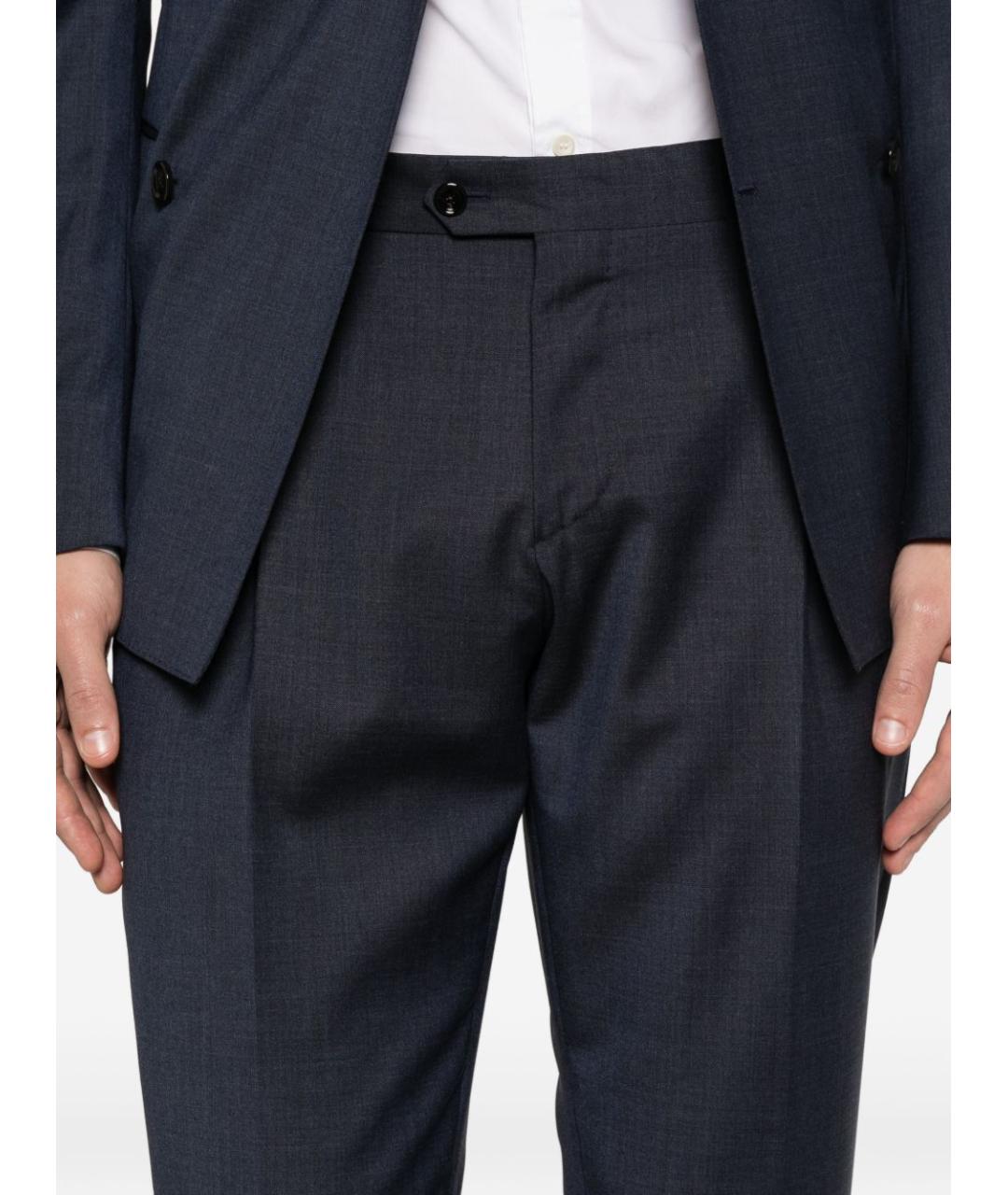 LARDINI Синий классический костюм, фото 3