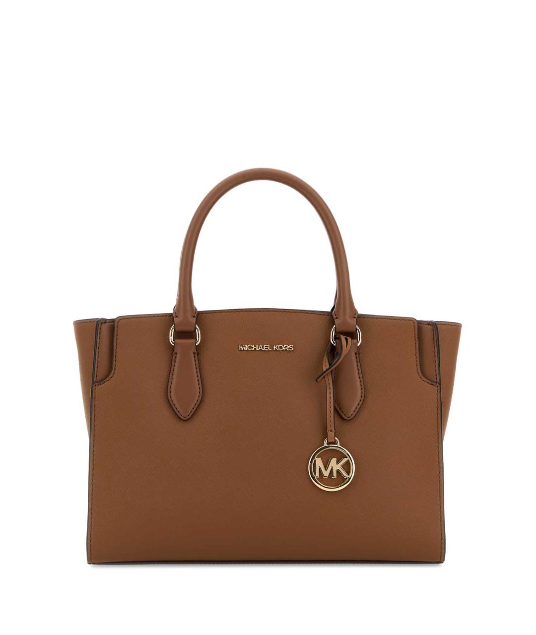 MICHAEL KORS Коричневая кожаная сумка тоут, фото 1