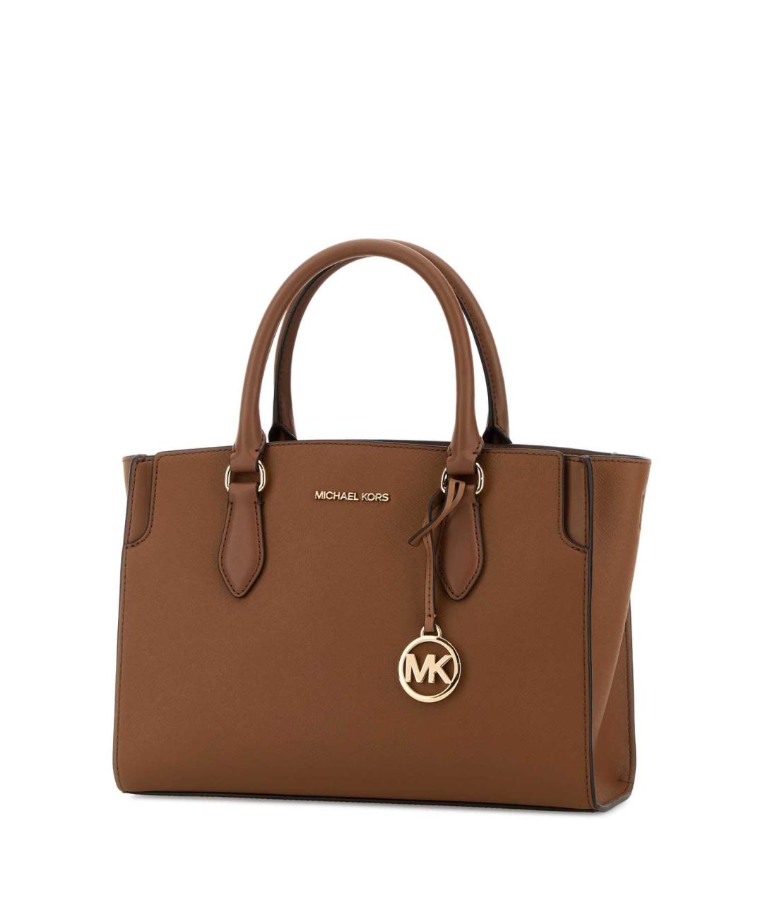 MICHAEL KORS Коричневая кожаная сумка тоут, фото 2