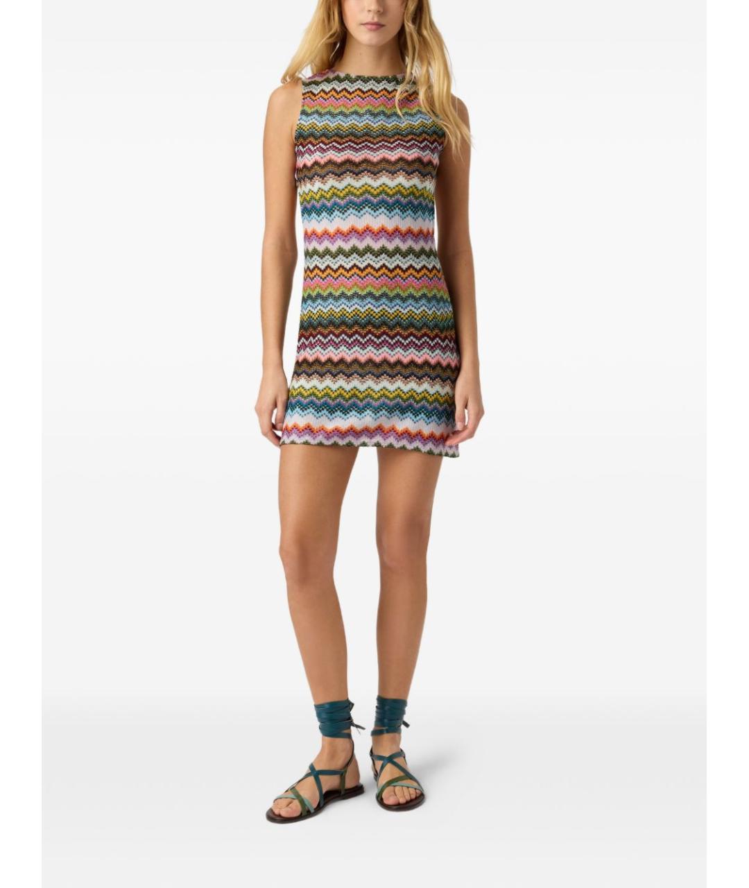 MISSONI Мульти вискозное платье, фото 4