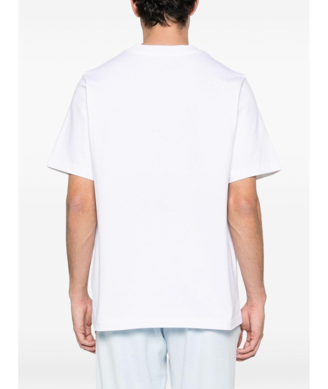 CASABLANCA Белая хлопковая футболка, фото 2