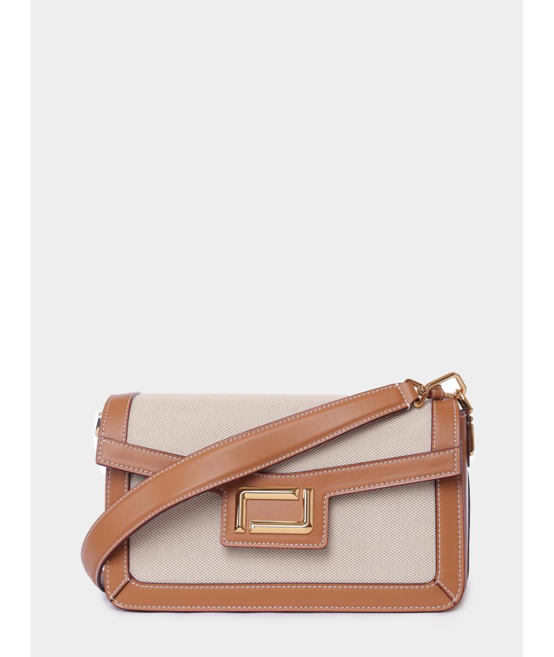 LANCEL Бежевая сумка через плечо, фото 7