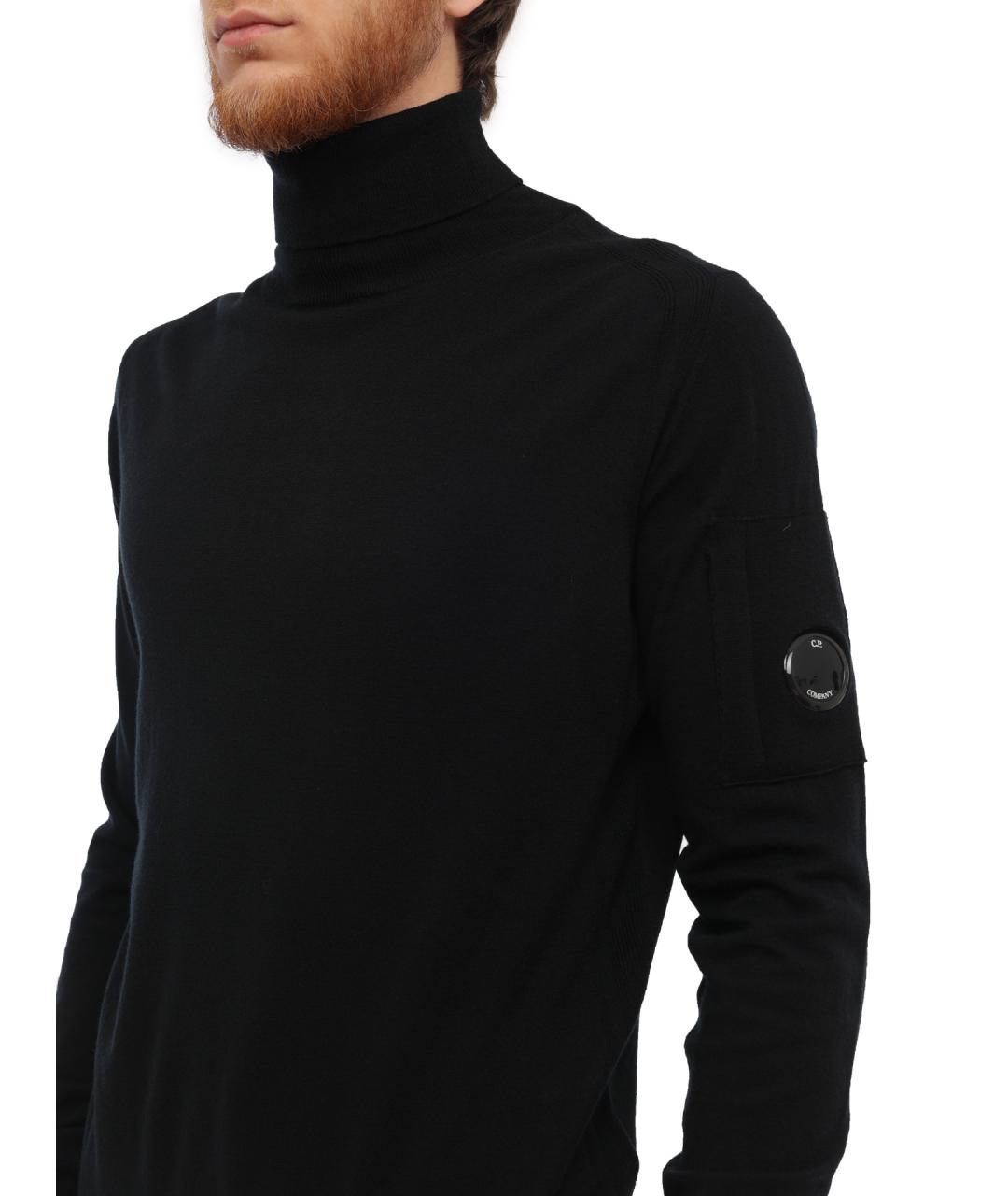 CP COMPANY Черный шерстяной джемпер / свитер, фото 4