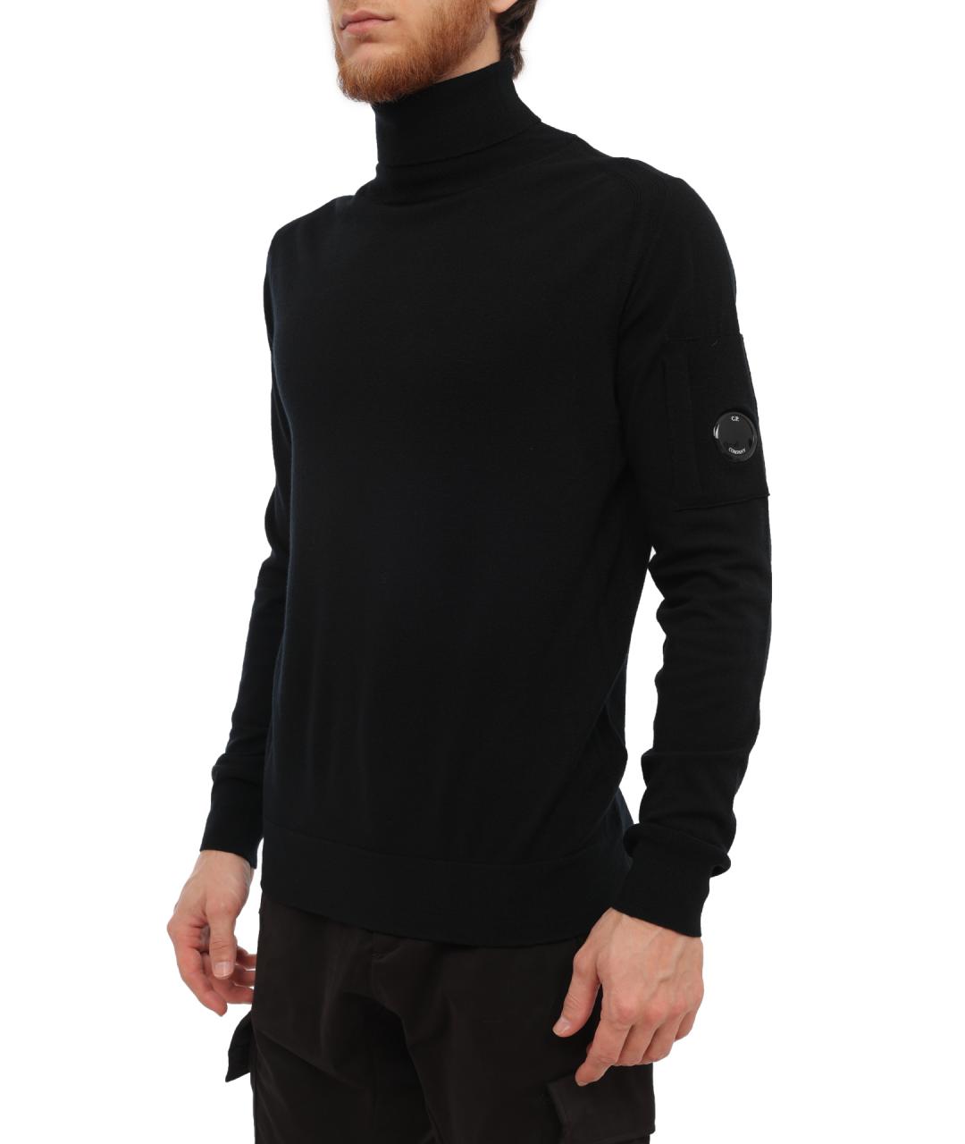 CP COMPANY Черный шерстяной джемпер / свитер, фото 3