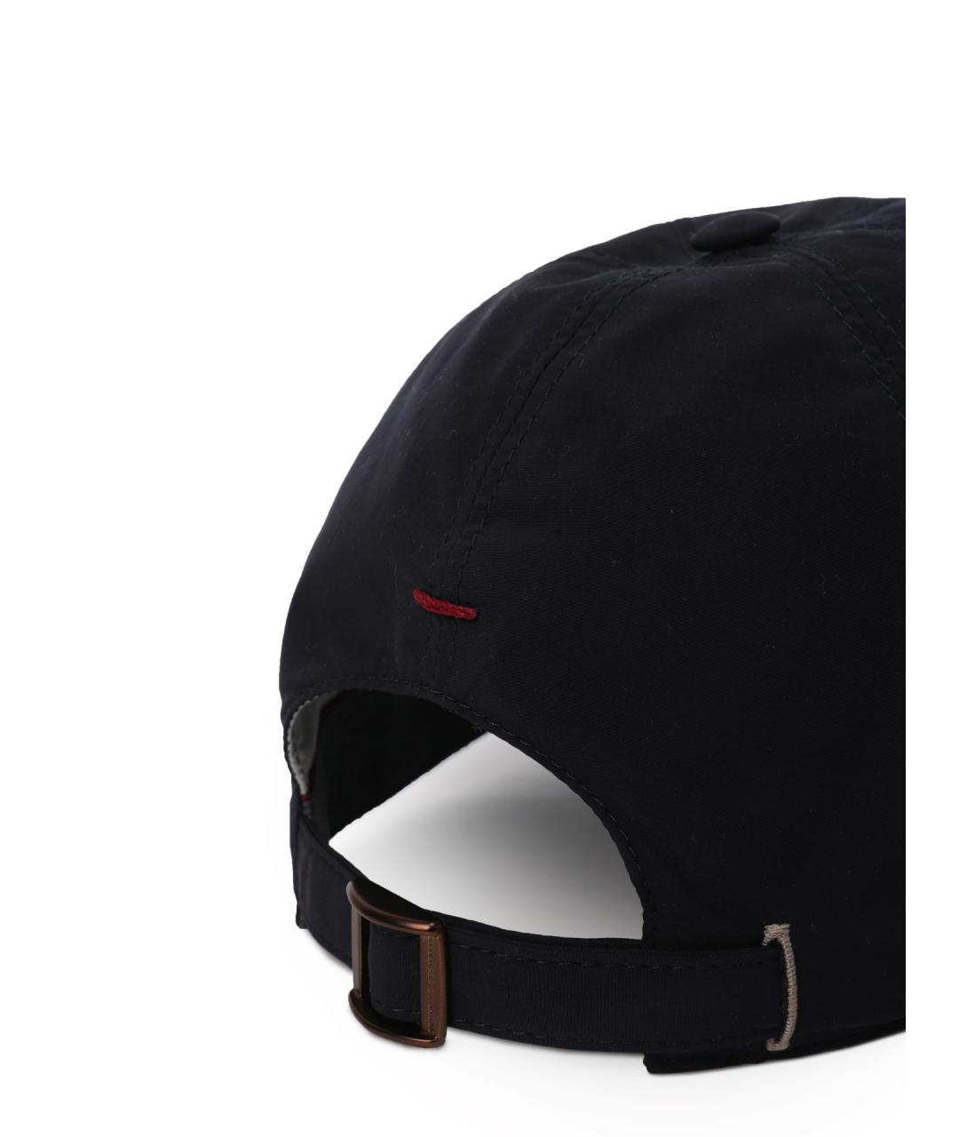 BRUNELLO CUCINELLI Темно-синяя синтетическая кепка/бейсболка, фото 4