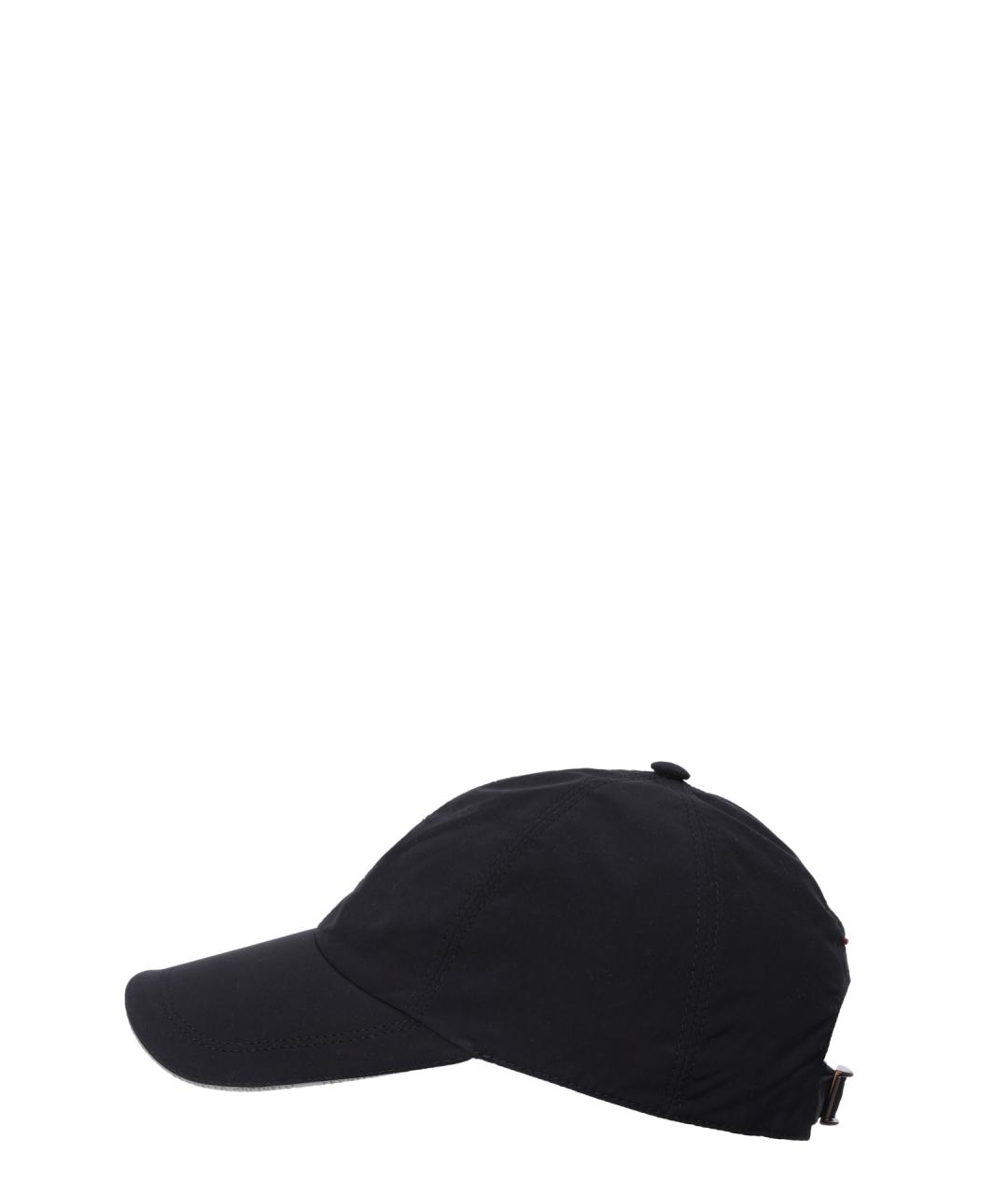 BRUNELLO CUCINELLI Темно-синяя синтетическая кепка/бейсболка, фото 2