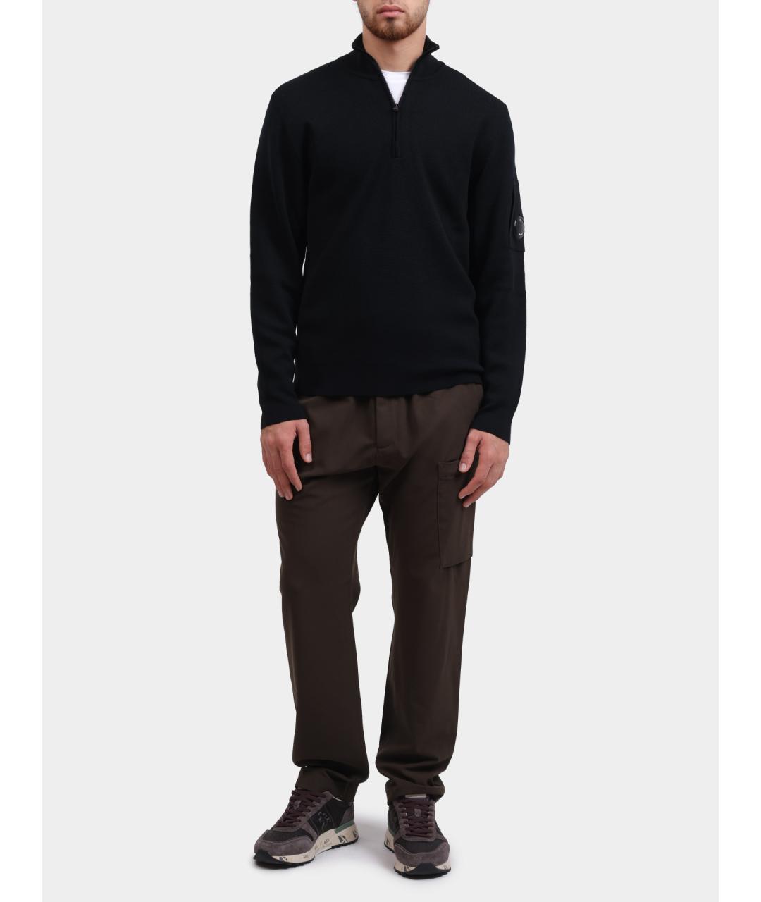 CP COMPANY Темно-синий шерстяной джемпер / свитер, фото 6