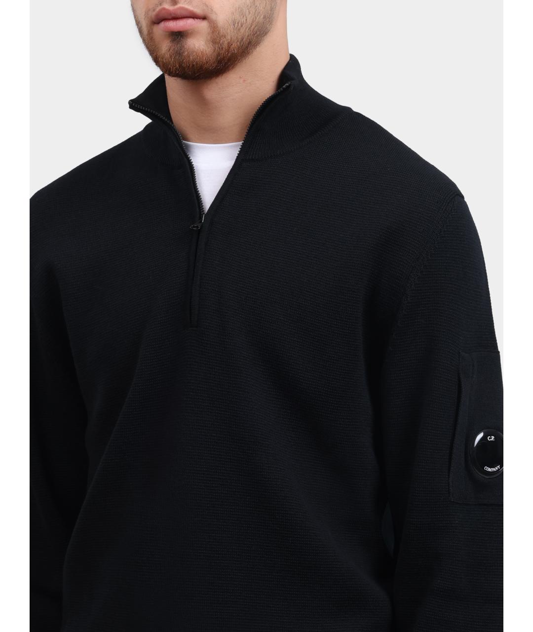 CP COMPANY Темно-синий шерстяной джемпер / свитер, фото 3