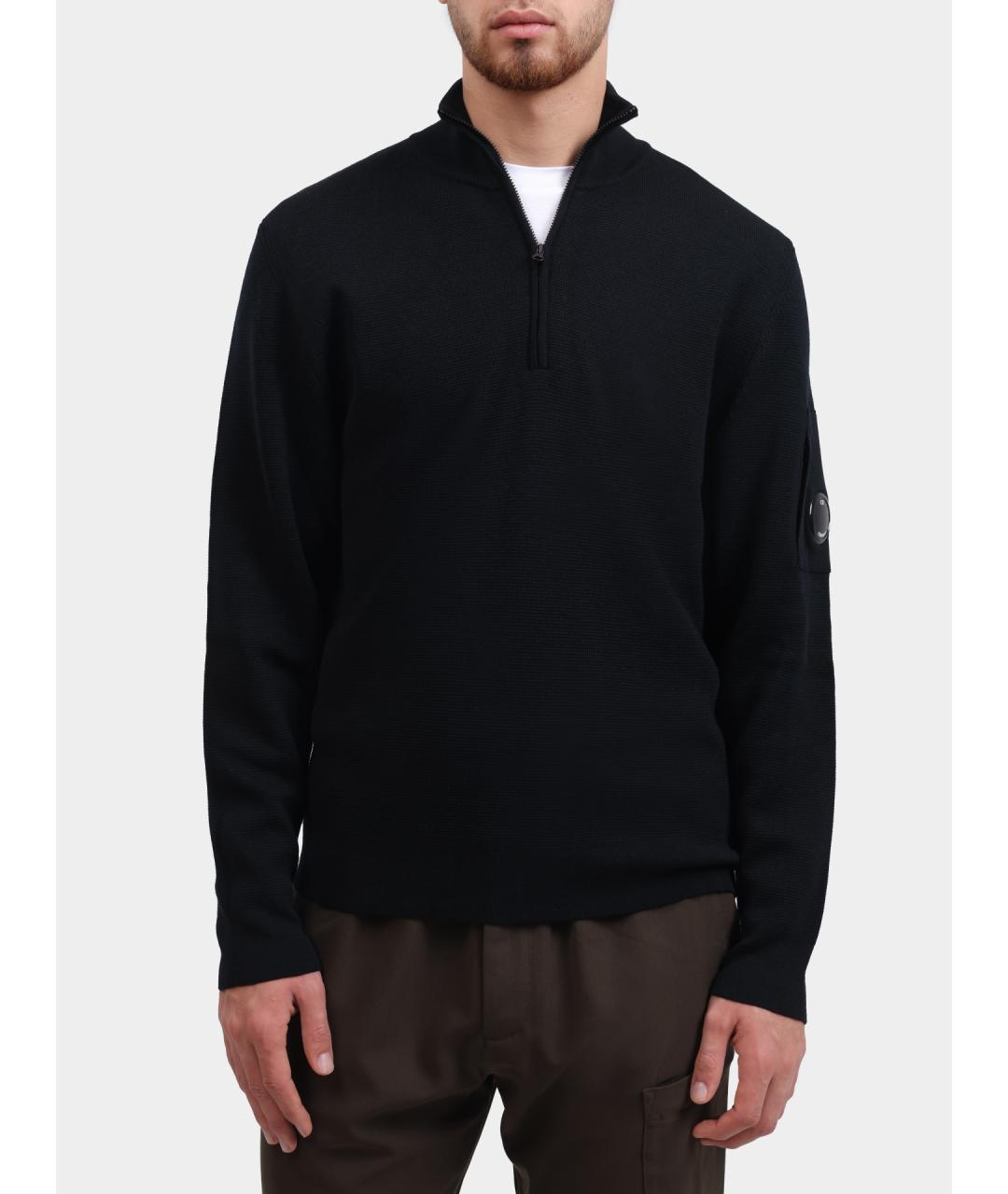 CP COMPANY Темно-синий шерстяной джемпер / свитер, фото 5