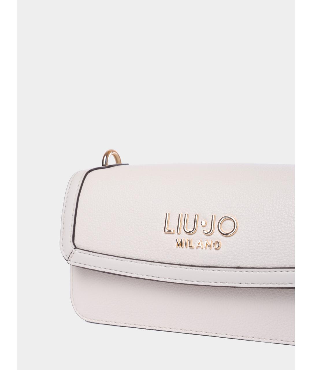 LIU JO Белая сумка через плечо, фото 3