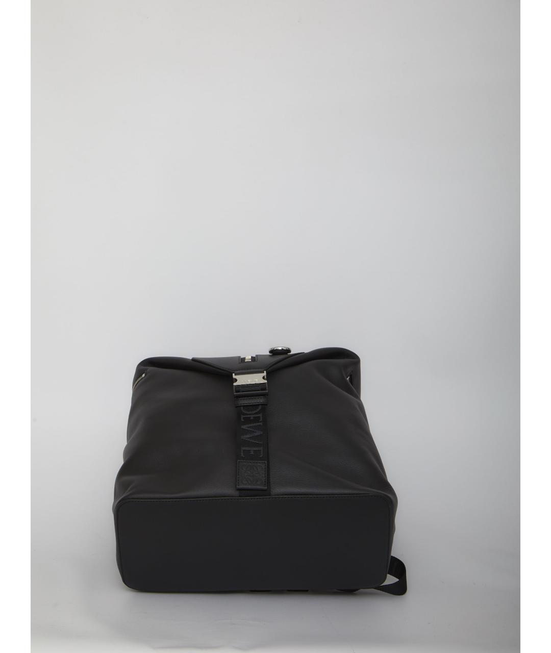 LOEWE Черный кожаный рюкзак, фото 2