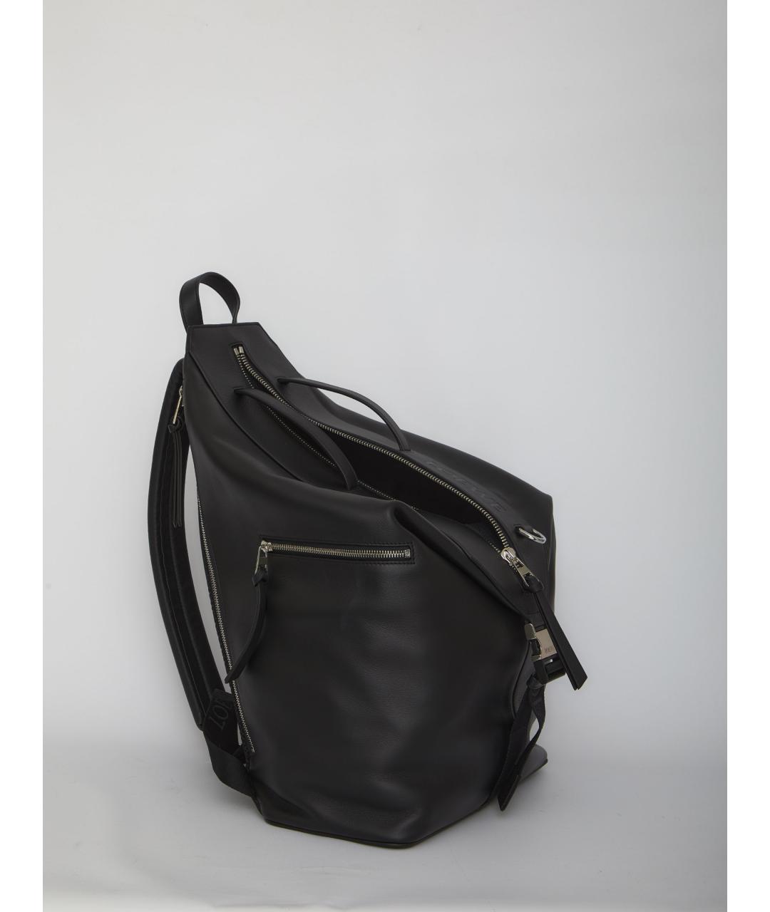 LOEWE Черный кожаный рюкзак, фото 3