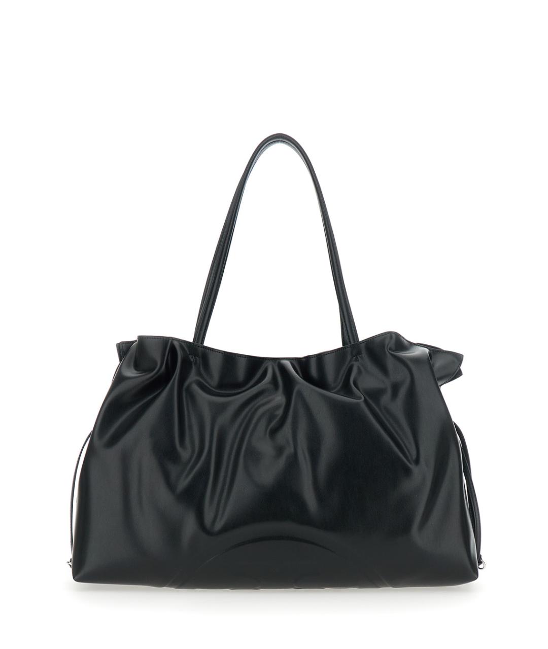 TORY BURCH Черная сумка тоут из искусственной кожи, фото 2