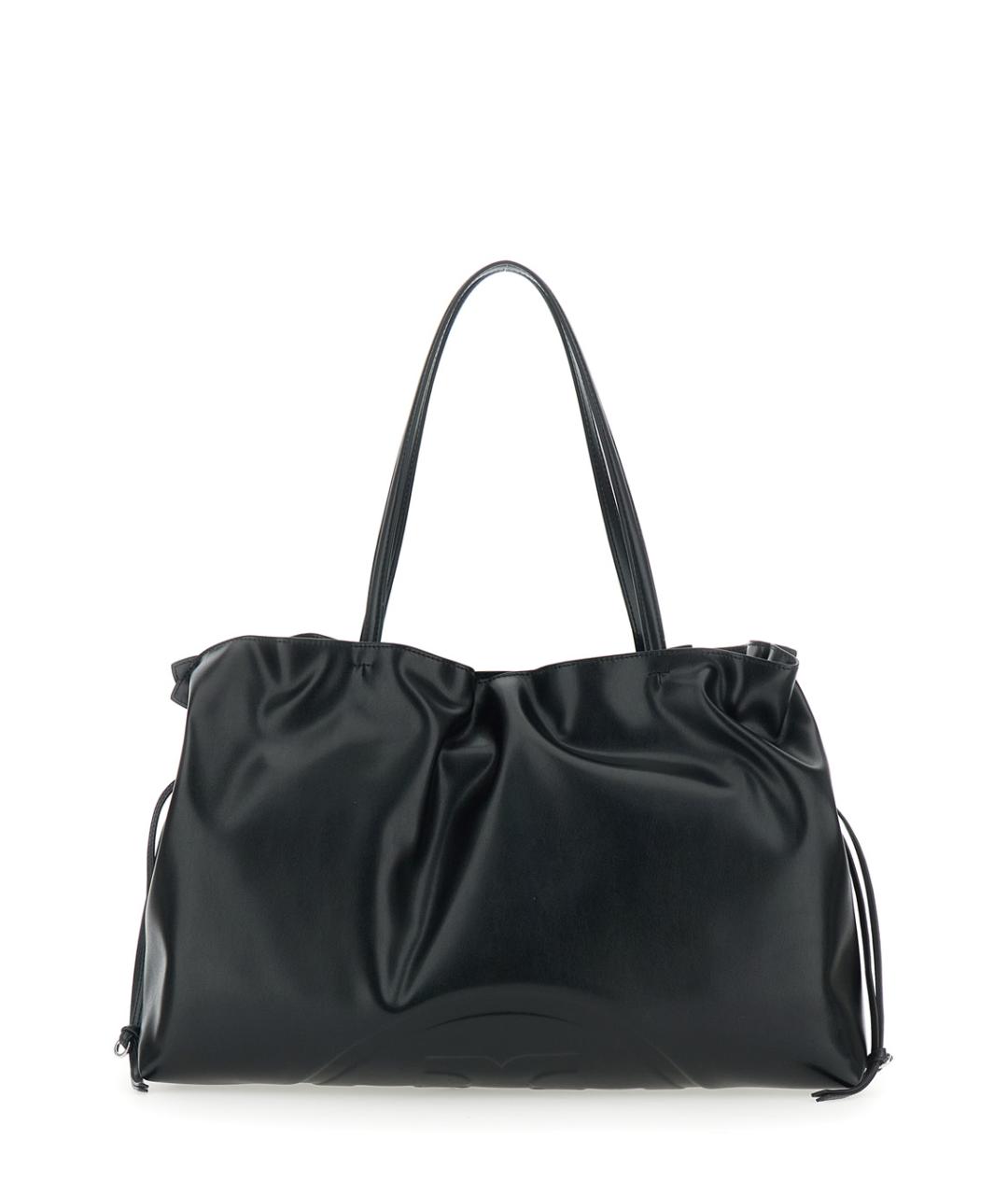 TORY BURCH Черная сумка тоут из искусственной кожи, фото 1