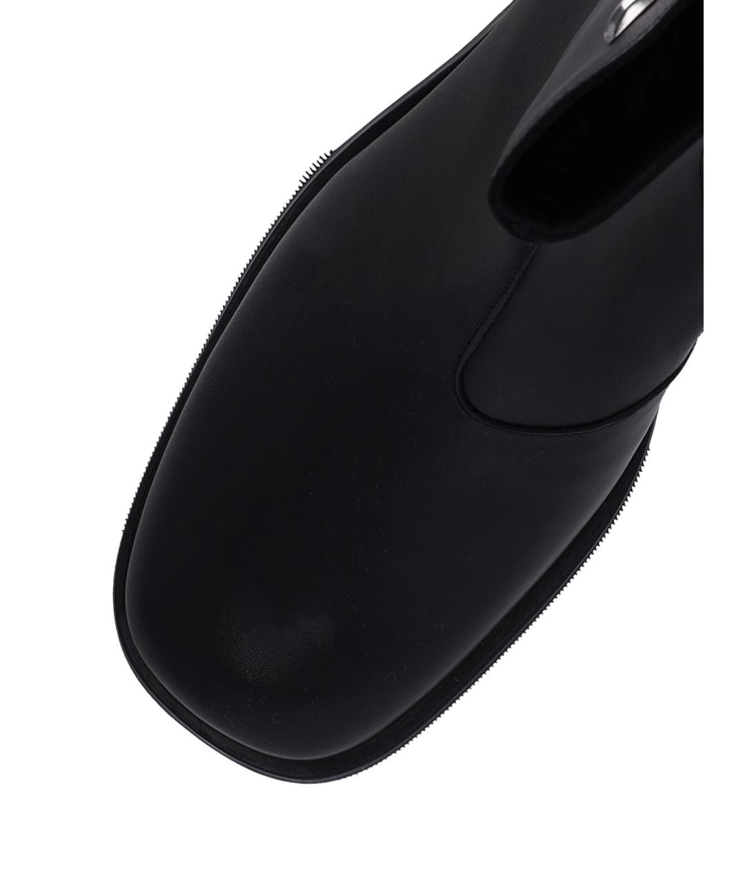 OUR LEGACY Черные кожаные сапоги, фото 5