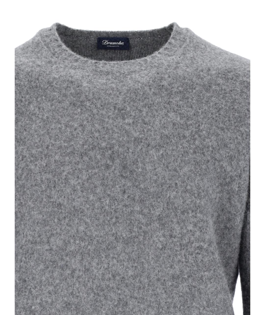 Drumohr Серый шерстяной джемпер / свитер, фото 3