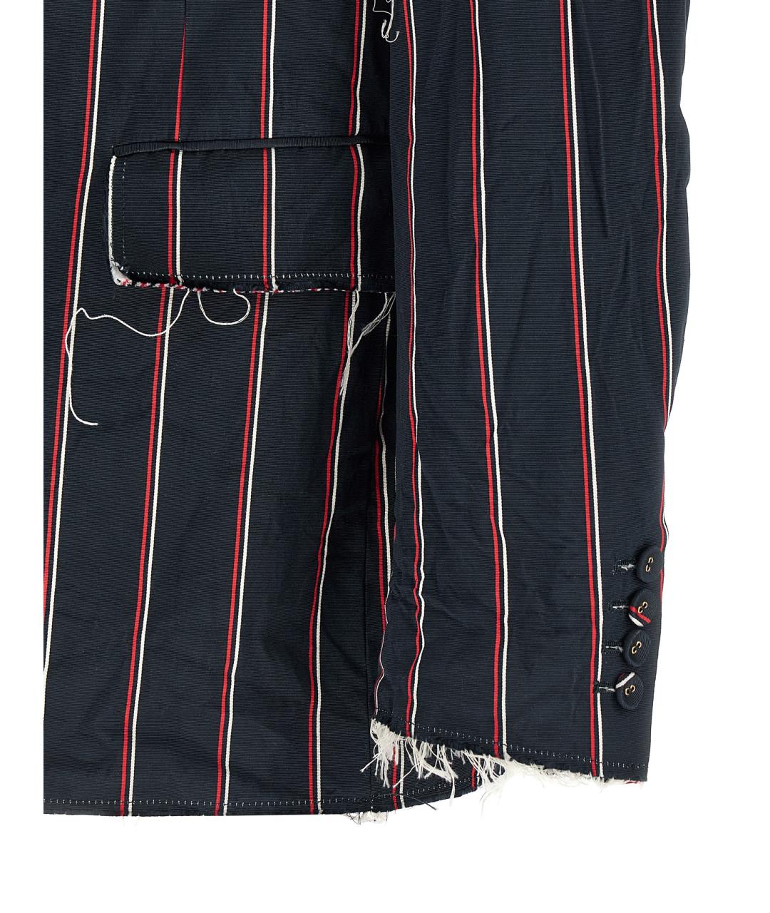 THOM BROWNE Синий шелковый пиджак, фото 4